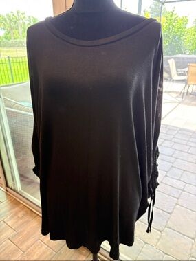 CCX Women’s Black Long-Sleeve Boatneck Top sz L/20